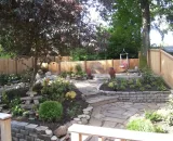 Landscaped-backyard-stone-path